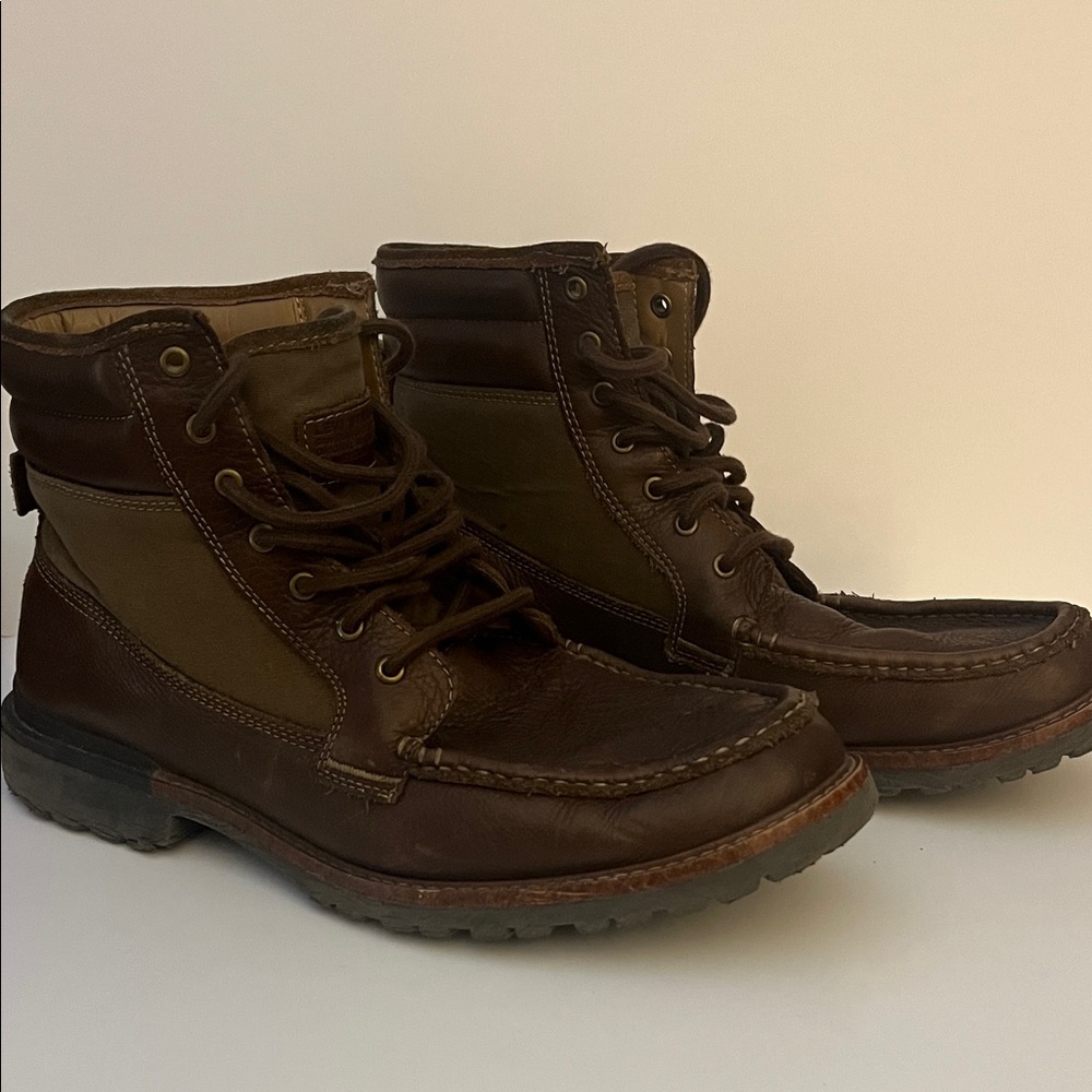 Levi's Brown and Tan Leather Boots